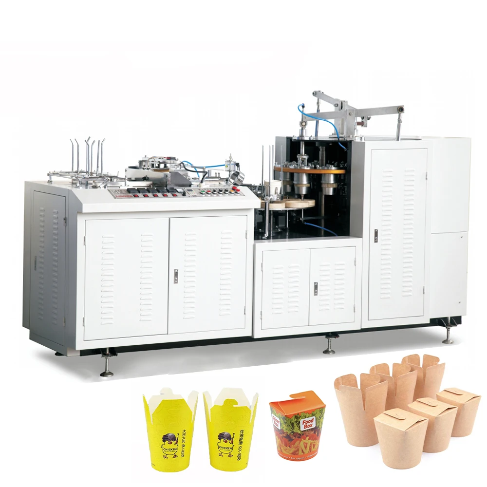 Paper Bowl Making Machine Environmental protection Disposable Paper Food Bowl, Dish Machine ...