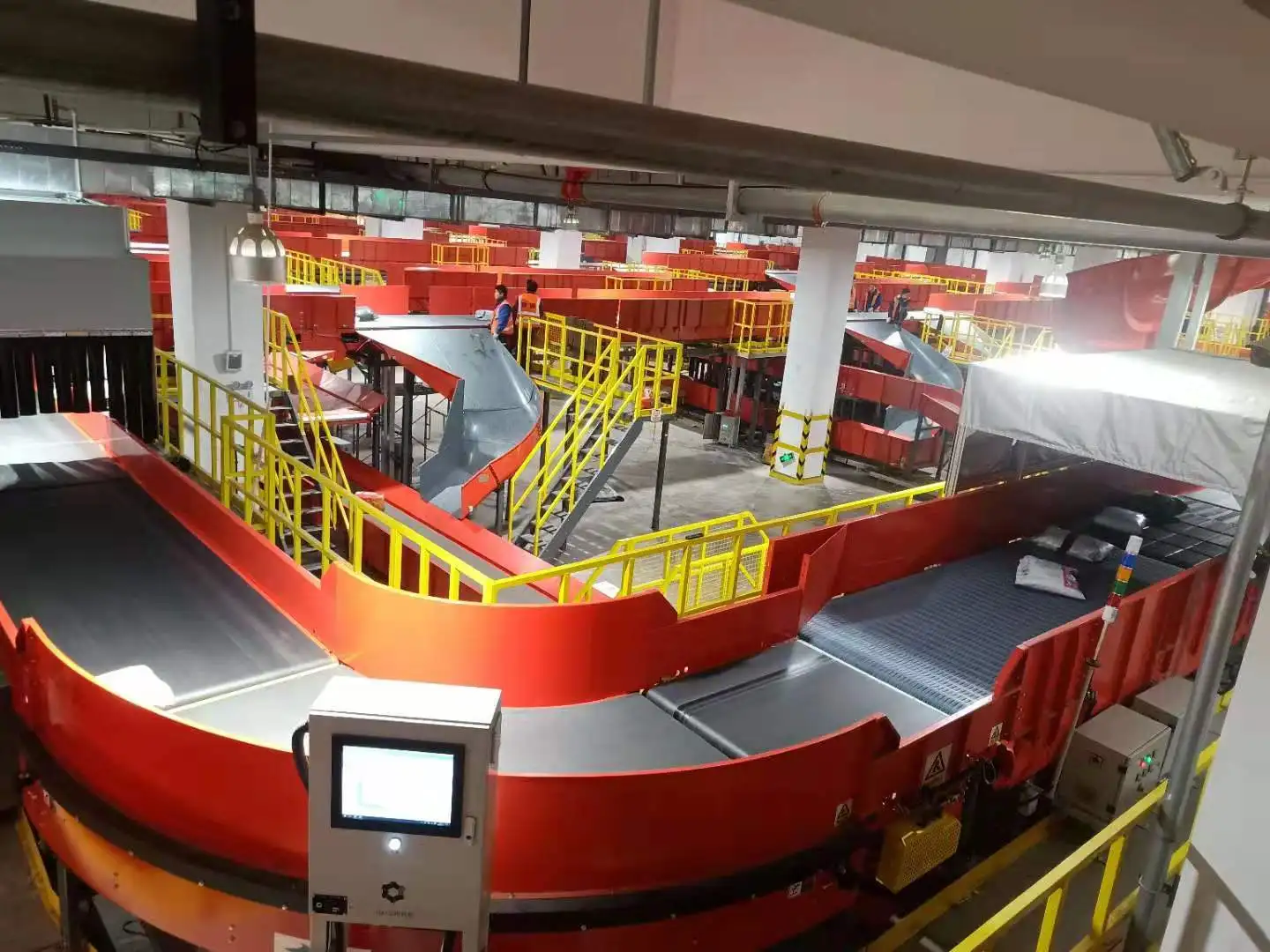 SNBC Logistics Automation Parcel Singulator Package Sorting for Warehouse Inbound Parcels