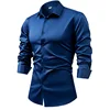Camicia blu scuro
