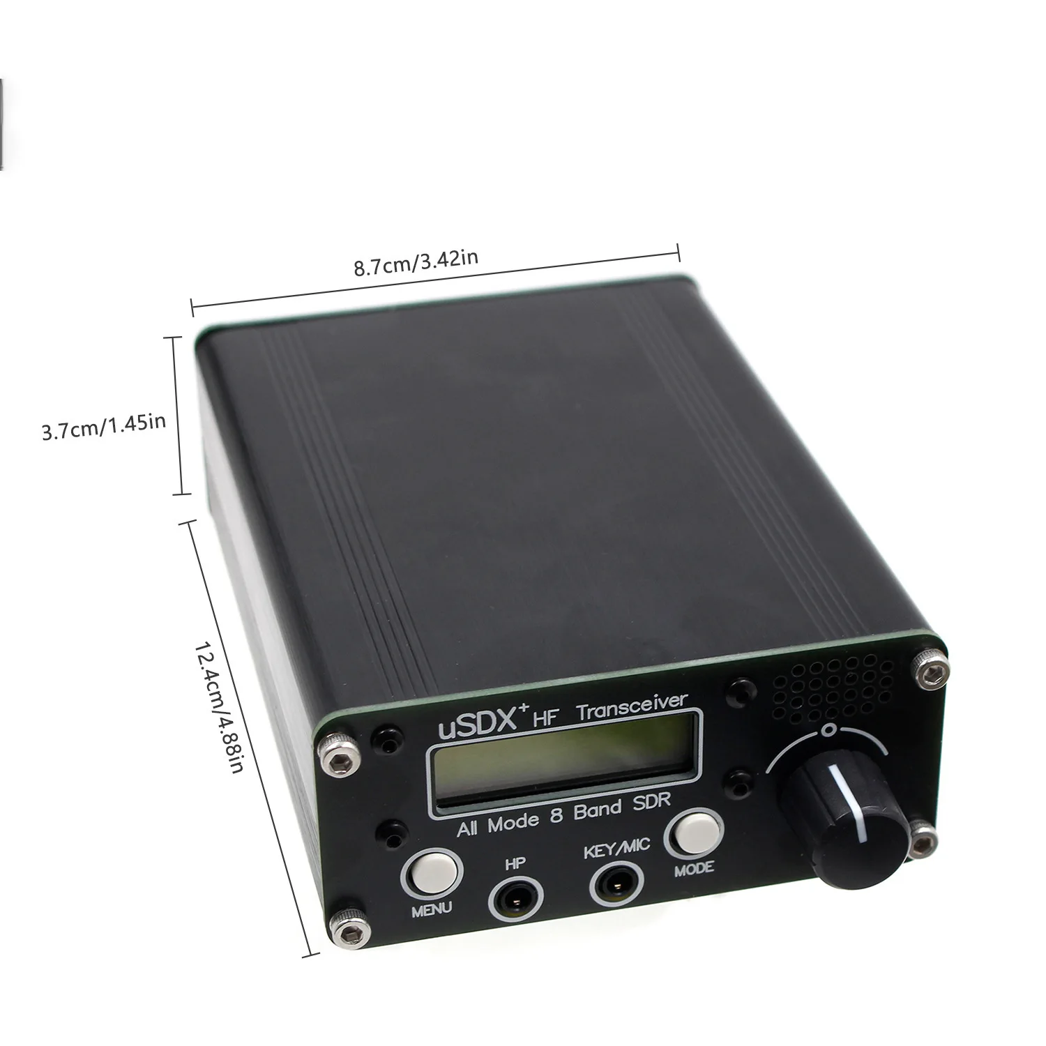 USDX+ 3W-5W QRP SSB/CW HFトランシーバー 8バンドSDRトランシーバー