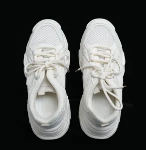 NEW TOB Height Increasing Breathable Mesh Trendy Casual Sports Shoes, White Shoes