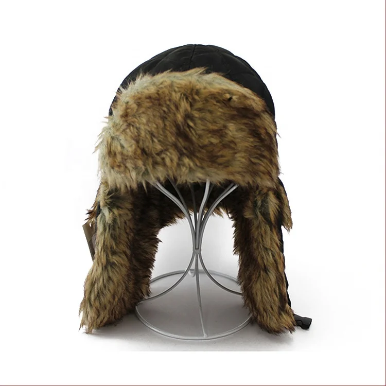 冬季保暖俄罗斯滑雪耳皮瓣帽人造毛皮猎人帽子 Buy 猎人帽子 人造毛皮猎人帽子 耳皮瓣帽product On Alibaba Com