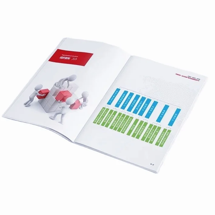 Custom Print A5 Booklet Small Instruction Printing Booklet Magazine Catalog Brochure