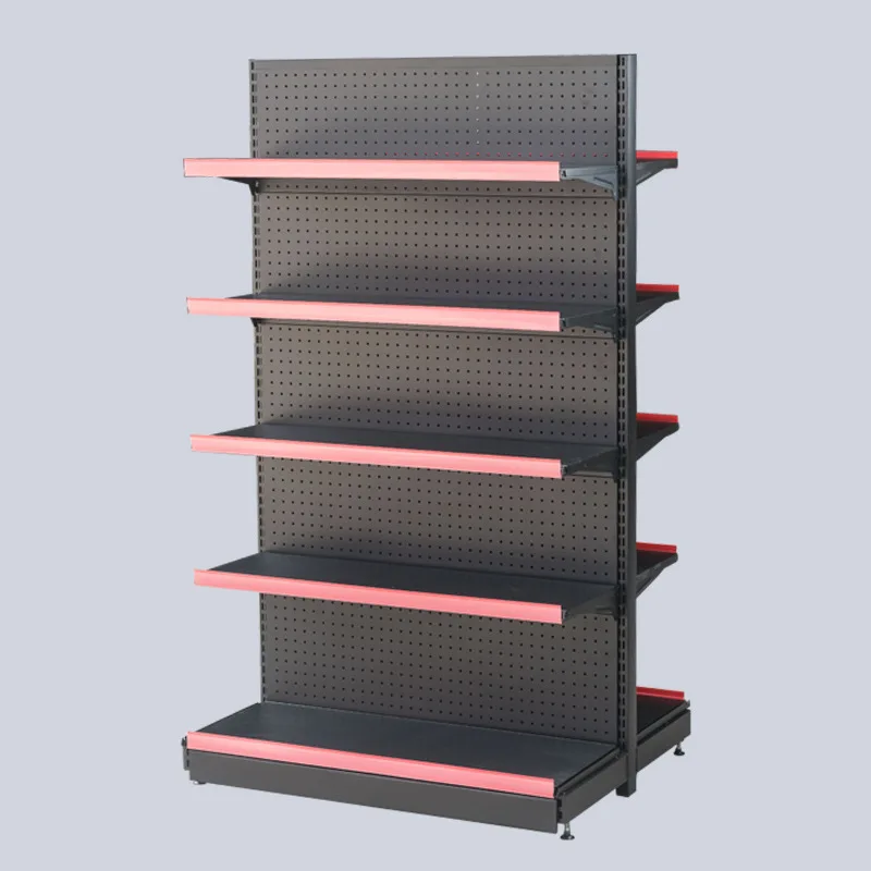 Custom Supermarket Gondolas Shop Shelves Display Racks Supermarket