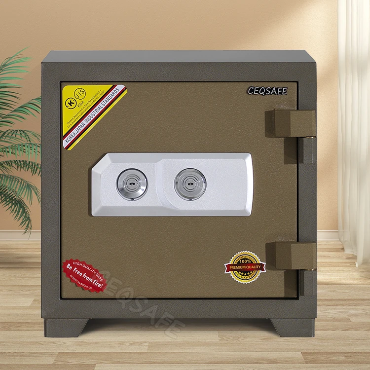 CEQSAFE Vietnam Security Metal Double Key Small Fireproof Safe Box for Home