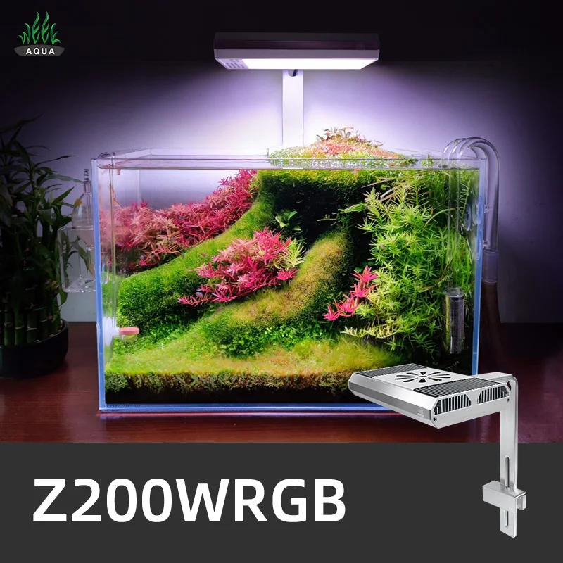 2021最新一周aqua Z系列wrgb Z200 Led水族箱灯70w用于水生水族箱灯的造景灯 - Buy Timer Control  Dimmable Led Aquarium Light,Button Control 70w Full Spectrum Landscape  Light,Landscaping Light For Landscape Plants Product on 