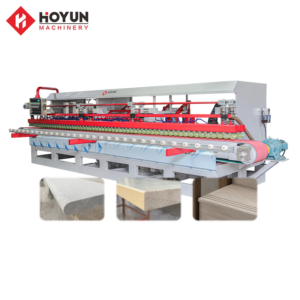 Hongyi Multifunction Vertical Polisher Stairs Tile Grinder Polishing Rond Quartz Machine Porcelain Granite Edge Machine