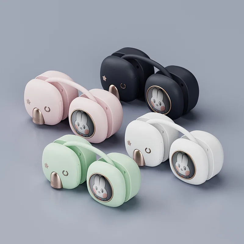 2023 New Compact  Retractable  HiFi Sound 6W Power  Neck  Wear BT Speaker Wireless  with LED Torch