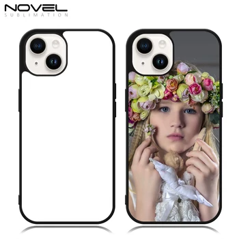 Compatible with Wireless Charge For iPhone 15 Mag safe DIY Phone Cover with Film Insert  2D TPU Sublimation Phone Case