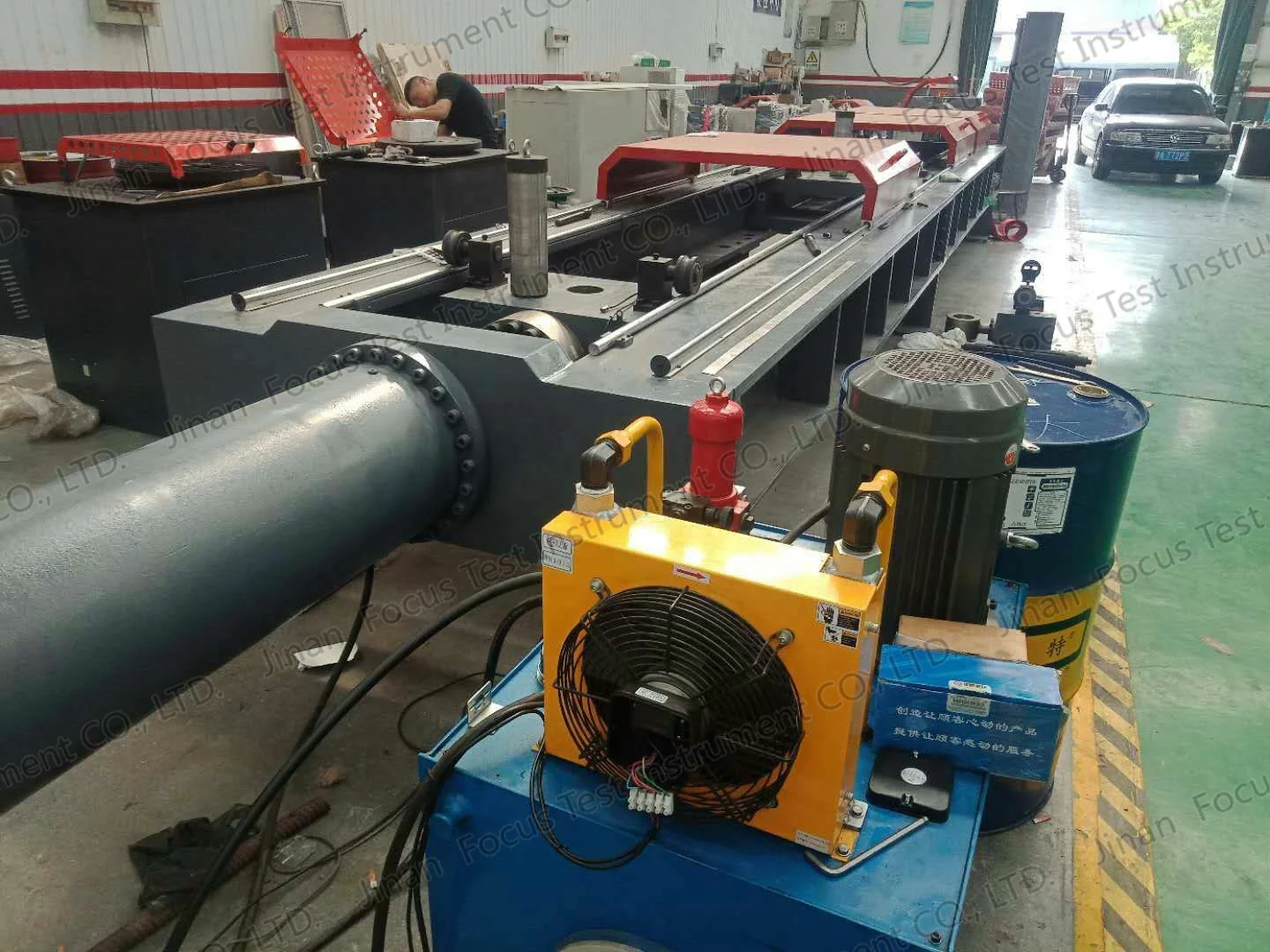 WAL-3000 3000KN 300 Ton Horizontal Tensile Test Machine Wire Rope Tension Meter Horizontal Tension Test Bed