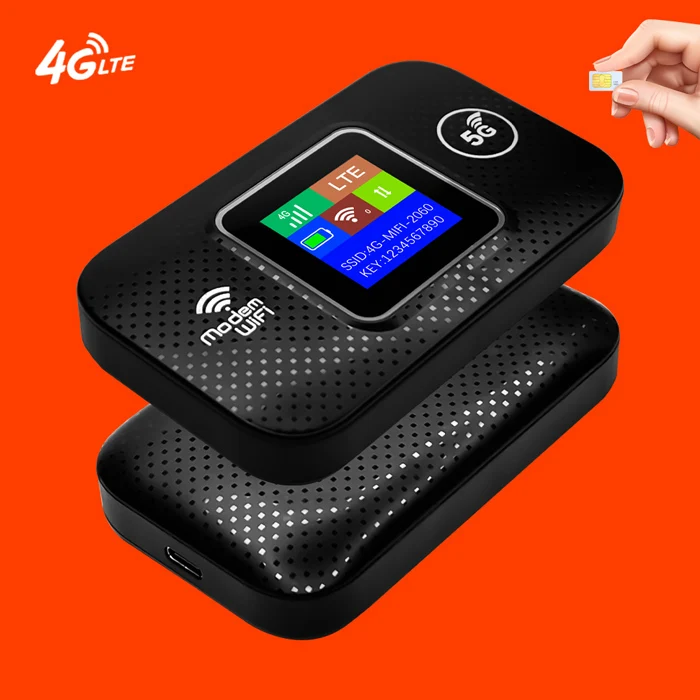 Customizable Mifis Type-C Wifi Portable 4G Router with Sim Card Slot Pocket Wifi Small Mobile Wifi Sharing