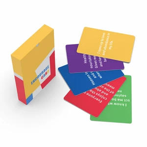 Paper Printing Portable Square Custom Playing Cards Affirmation Cards Square