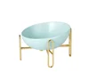 Cuenco azul+soporte