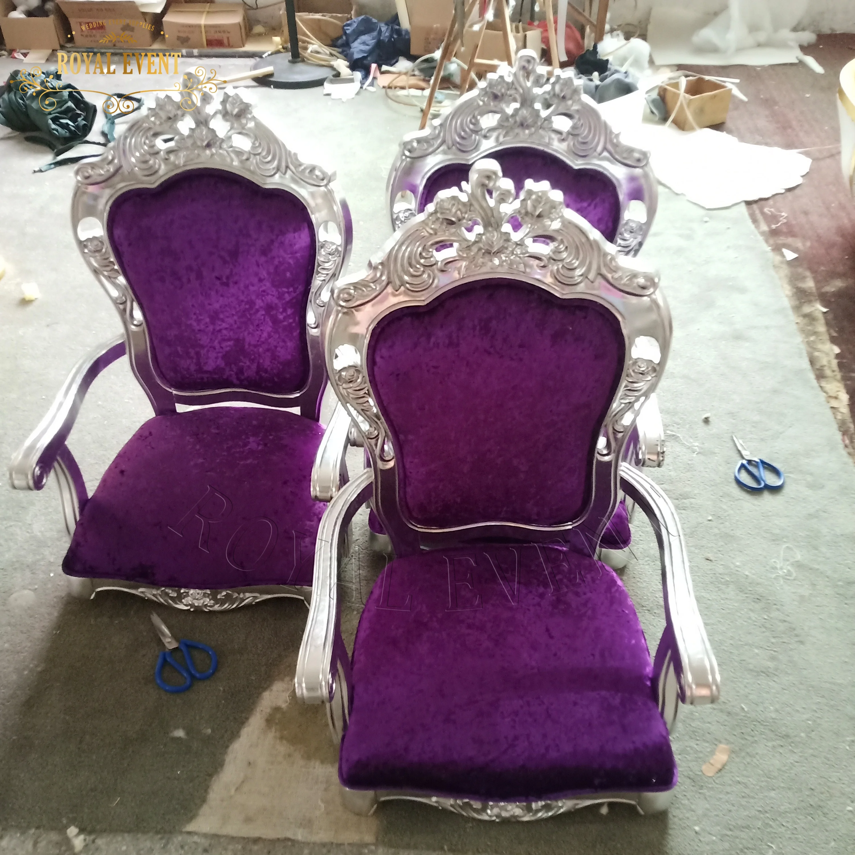 Luxury Babyshower Decoration Furniture Children Throne Chair Kids Party  Chair for Sale