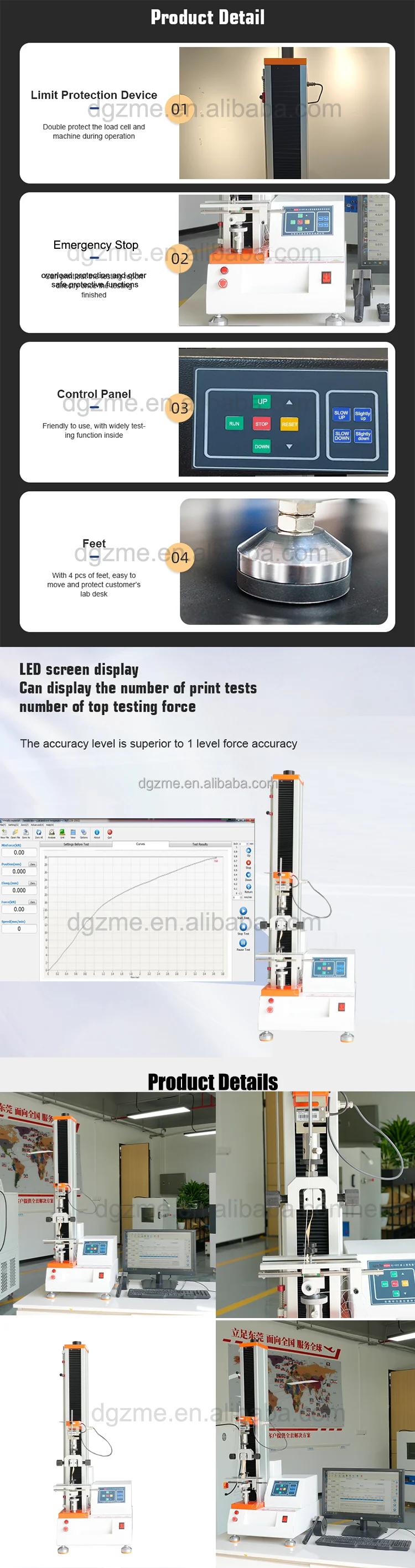 Universal Testing Machine 180 Degree Electronic Adhesive Tape Label ...