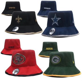 2025 high quality latest design USA American football all 32 teams NFL bucket hat