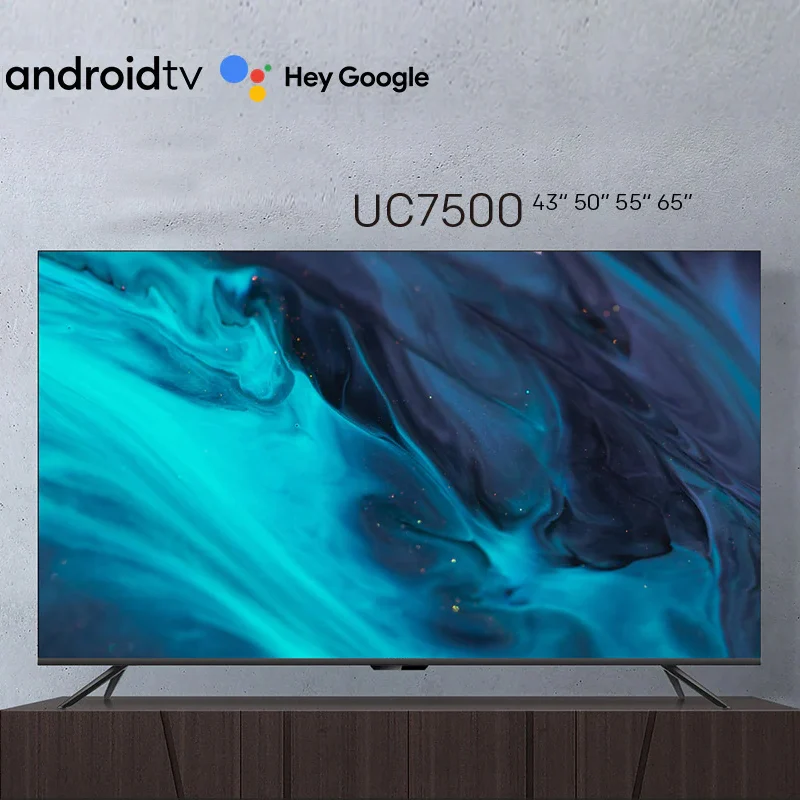 75 Inch Smart LED TV with Android and WiFi 4K Ultra HD