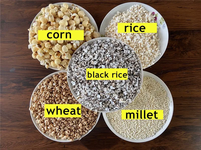 720ml Popcorn Machine Small Manual Rice Puffer Machine for Sale