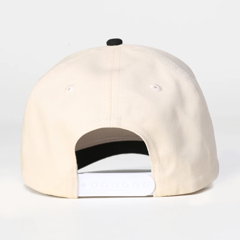 Custom Plastic Buckle 3D Embroidery Logo 100%Cotton Structured 5 Panel Mens Baseball Caps Hats Gorras Fitted Hat