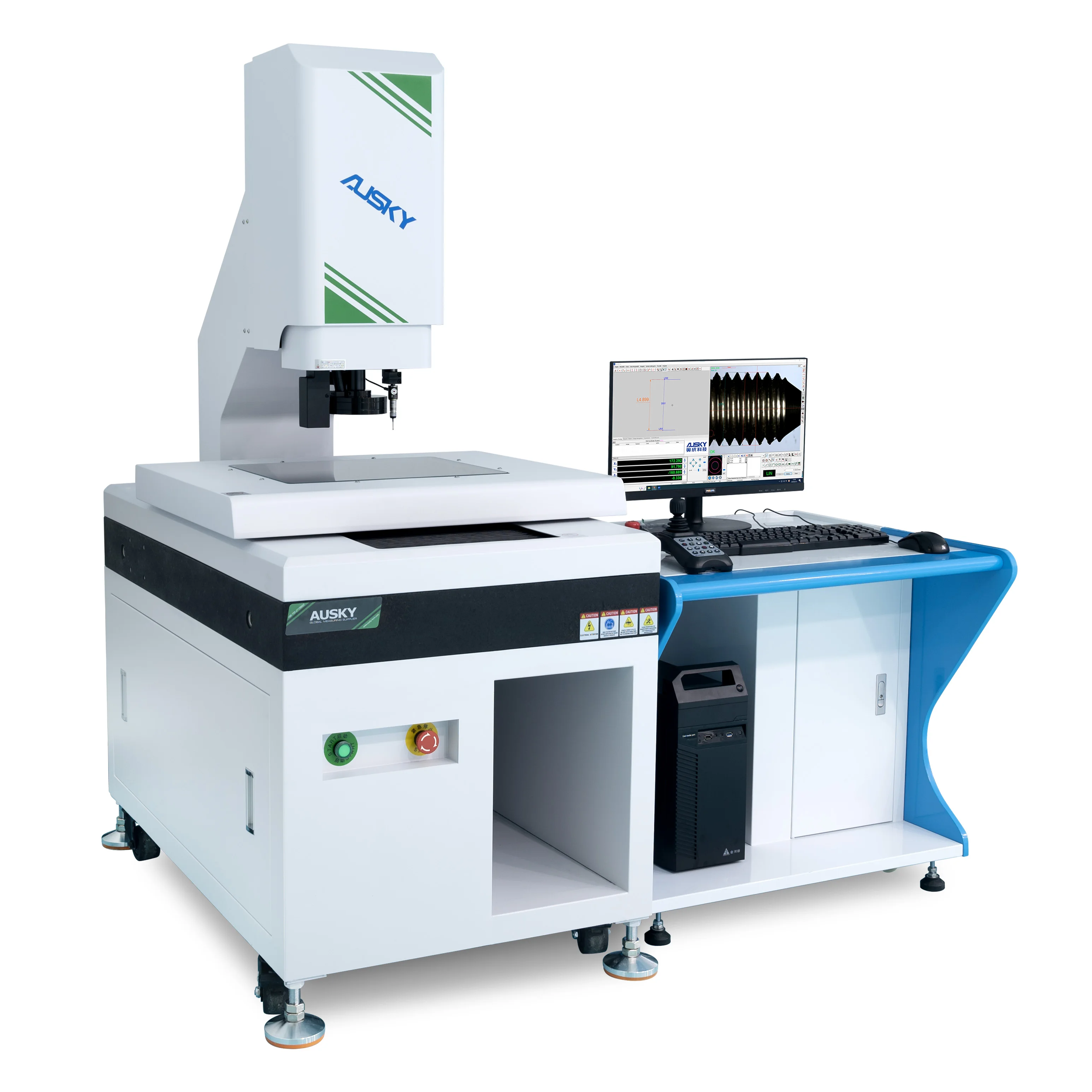High Precision 2D 3D Optical Measuring Machine CNC Optical Comparator Tolerance Measurement Vision Inspection Optics Instrument