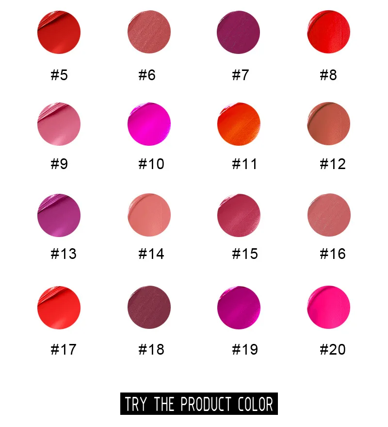 Оптовая продажа OEM фирменный макияж блеск для губ 20 цветов увлажняющая Матовая жидкая помада