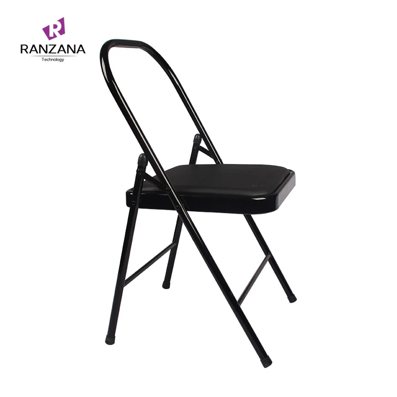 Factory Custom Multifunction Yoga Accessory Equipment Yoga Headstand Chair Tube Metal Folding