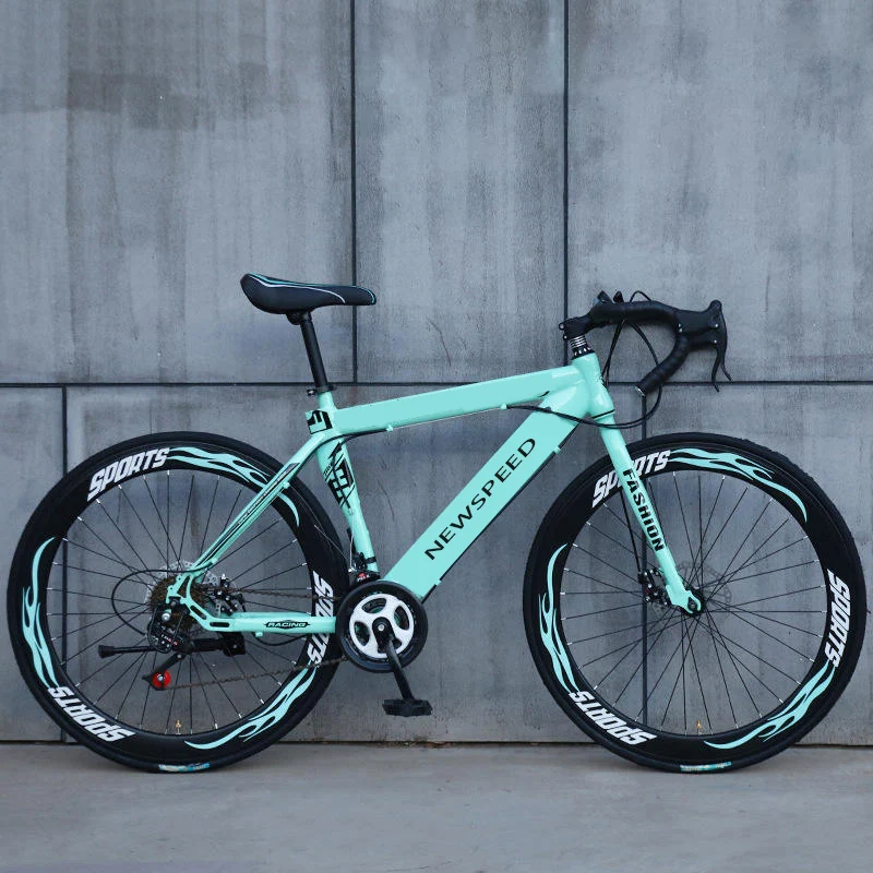 Neues Fahrrad aus Chinesischer Produktion: 700*23C 25C Reifen,  Stahlrahmen-Rennrad mit Scheibenbremse und 24-Gang-Schaltung