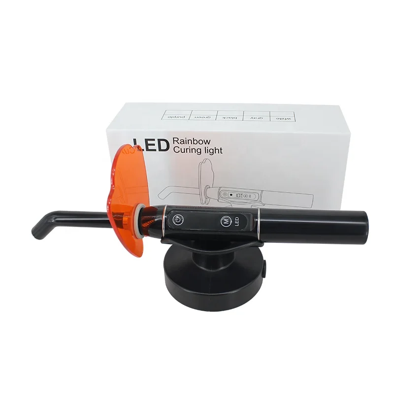 Dental Clinic Lab Light Curing Unit Classic LY-A180A Colorful Powerful 1200-2000mw/cm2 Dental Curving Light for Lab