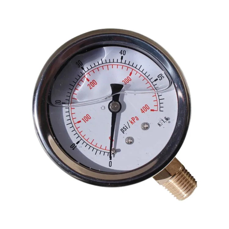 Huben Wika Stainless Steel Pressure Gauge With Brass Fitting High Quality Pressure Gauge Buy