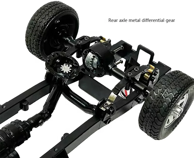 WPL D62 D62-1 D64 D64-1 Hilux N80 1/16 RTR RCトレイルバギーライト付き