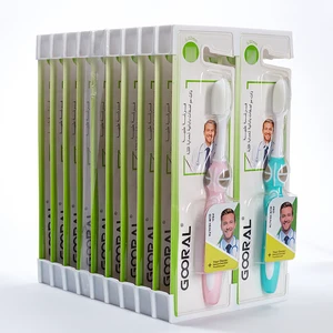 Children's Home Travel Nano Toothbrush Soft Biodegradable Disposable Plastic Colored Cartoon Design Promotional Home Travel