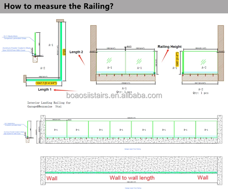 Custom Modern Design Outdoor Aluminum Baluster and Glass Panel Railing ...