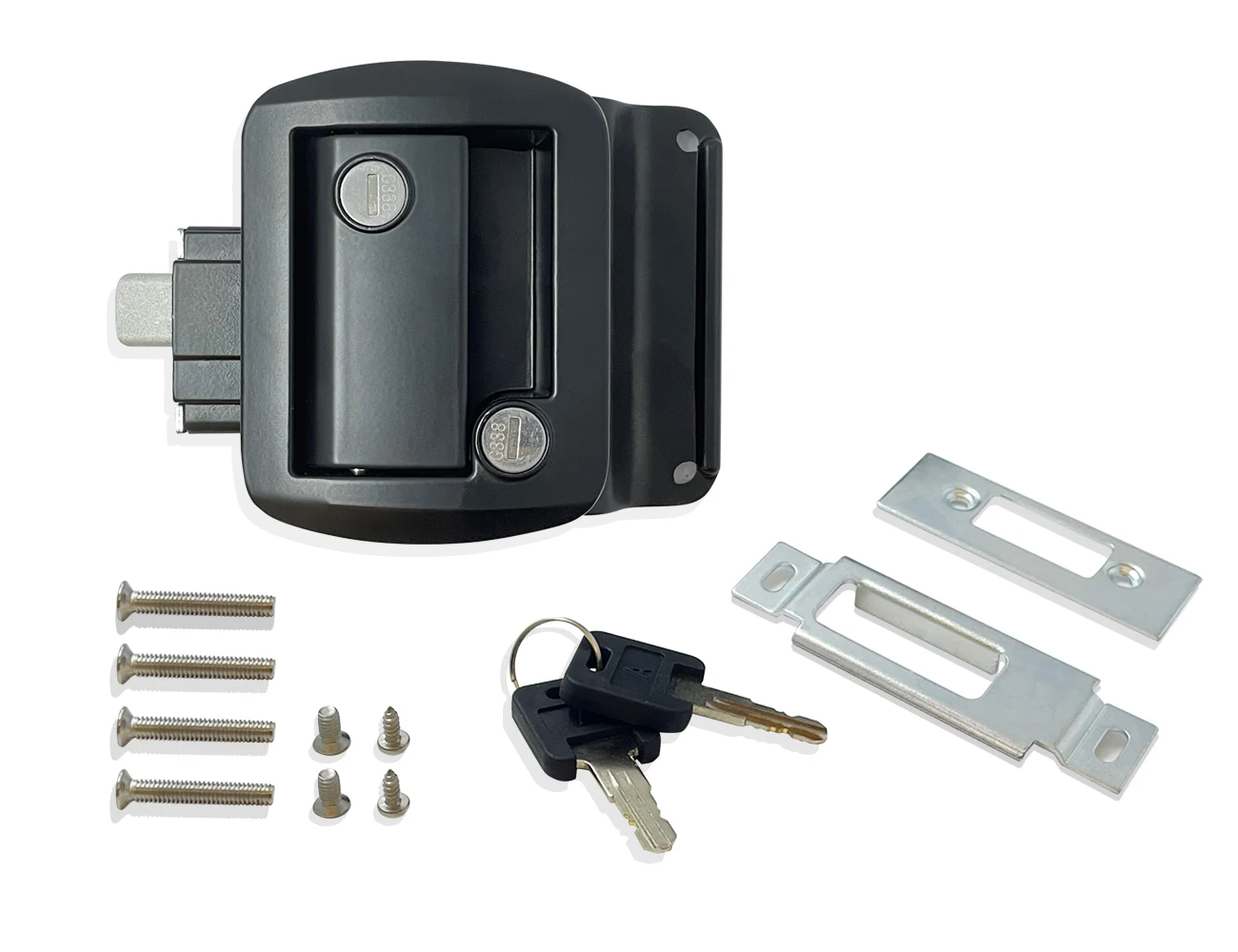 Oem Rv Lock  Zinc Alloy Black Color Door Lock for Motorhome Boat Caravan Trailer Rv Cabinet factory