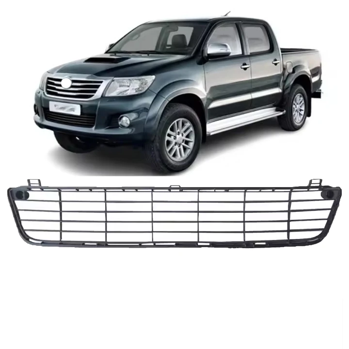 car body black cooling air intake mesh front bumper lower grille for TOYOTA 2012 2013 2014 2015 hilux