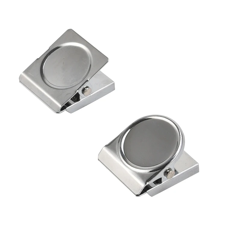 Недорогой металлический магнитный зажим для холодильника с логотипом бренда практичных рекламных подарков