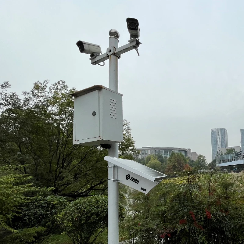 12V Outdoor Solar Monitoring Power Supply System 80W 40AH Solar Panel With Inbuilt Battery for  CCTV Radio POE