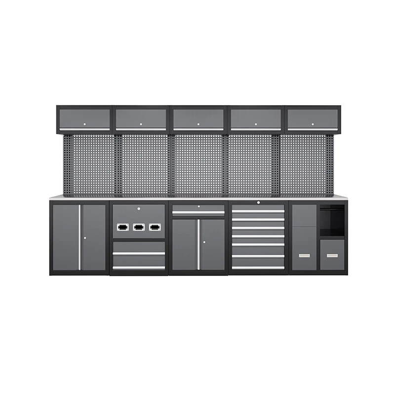 Factory Customized 5 Unit Tool Cabinet | Modular Combined Steel Workbench System