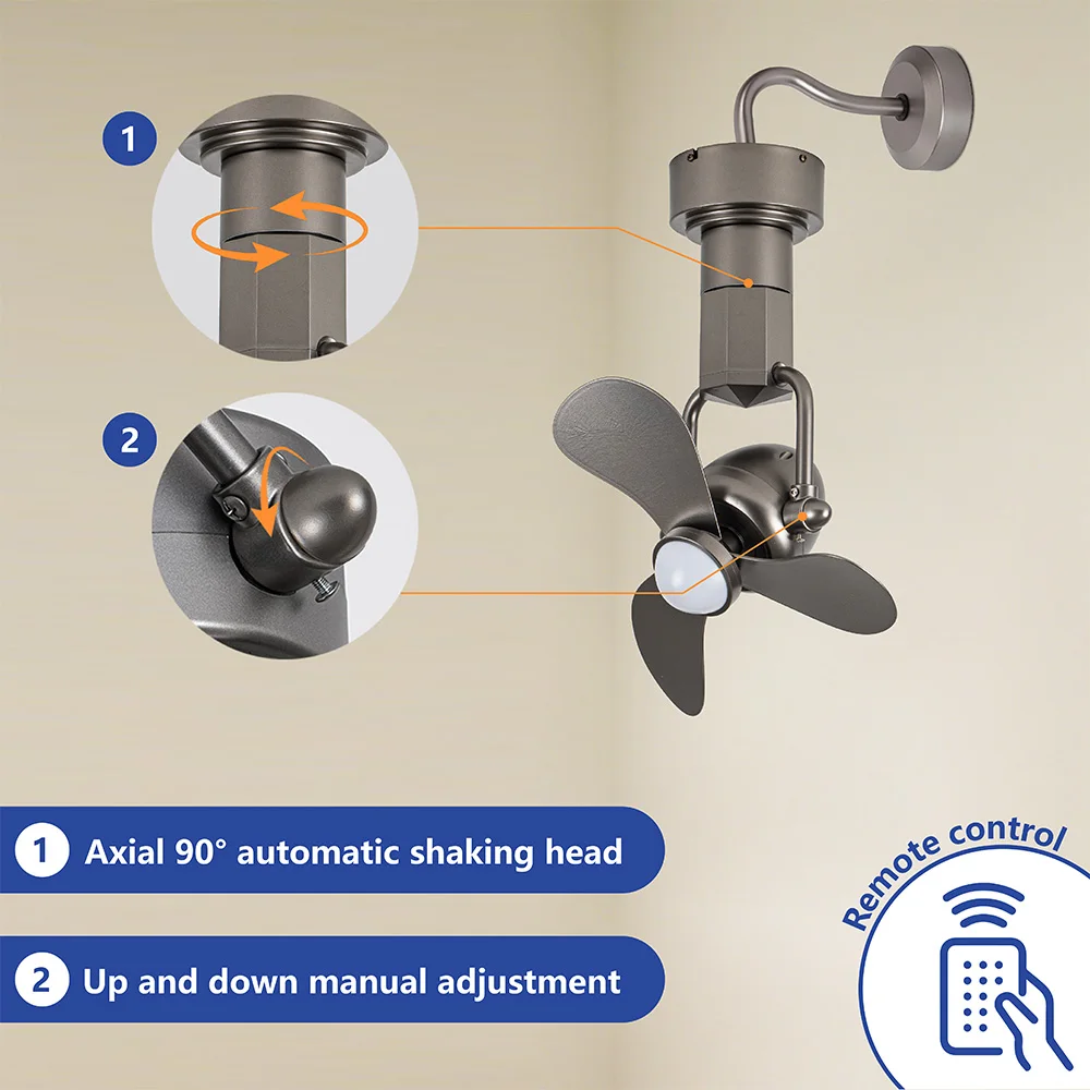Ceiling Fan, 16", LED, 5-Speeds - detail 14