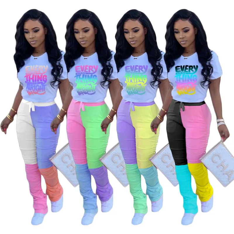 Women Clothing Stacked Leggings 
