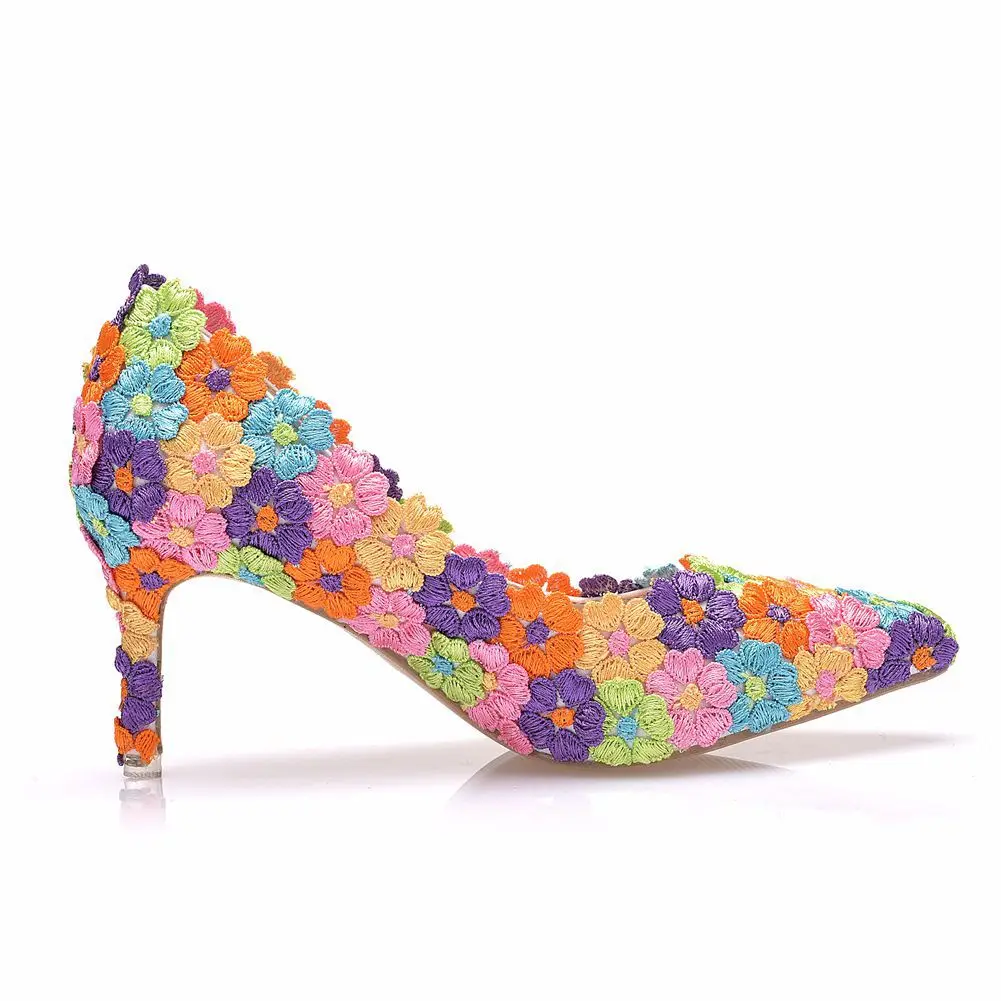 BS24 Glitter Bridal High Heels (7 Colors)