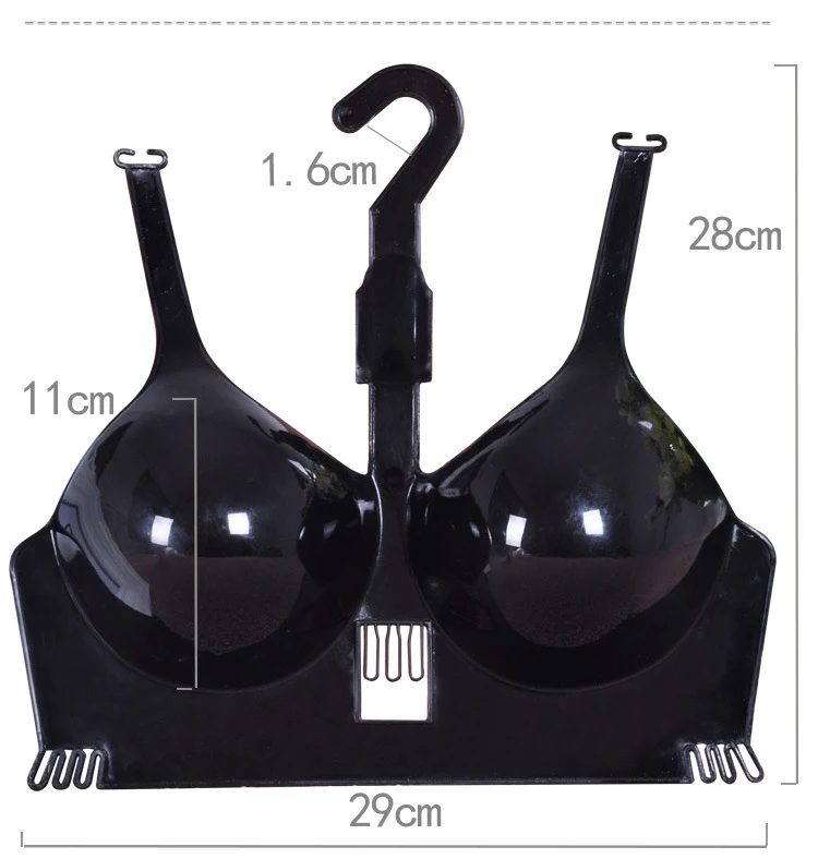 Intimate Apparel Clear Plastic Hanger