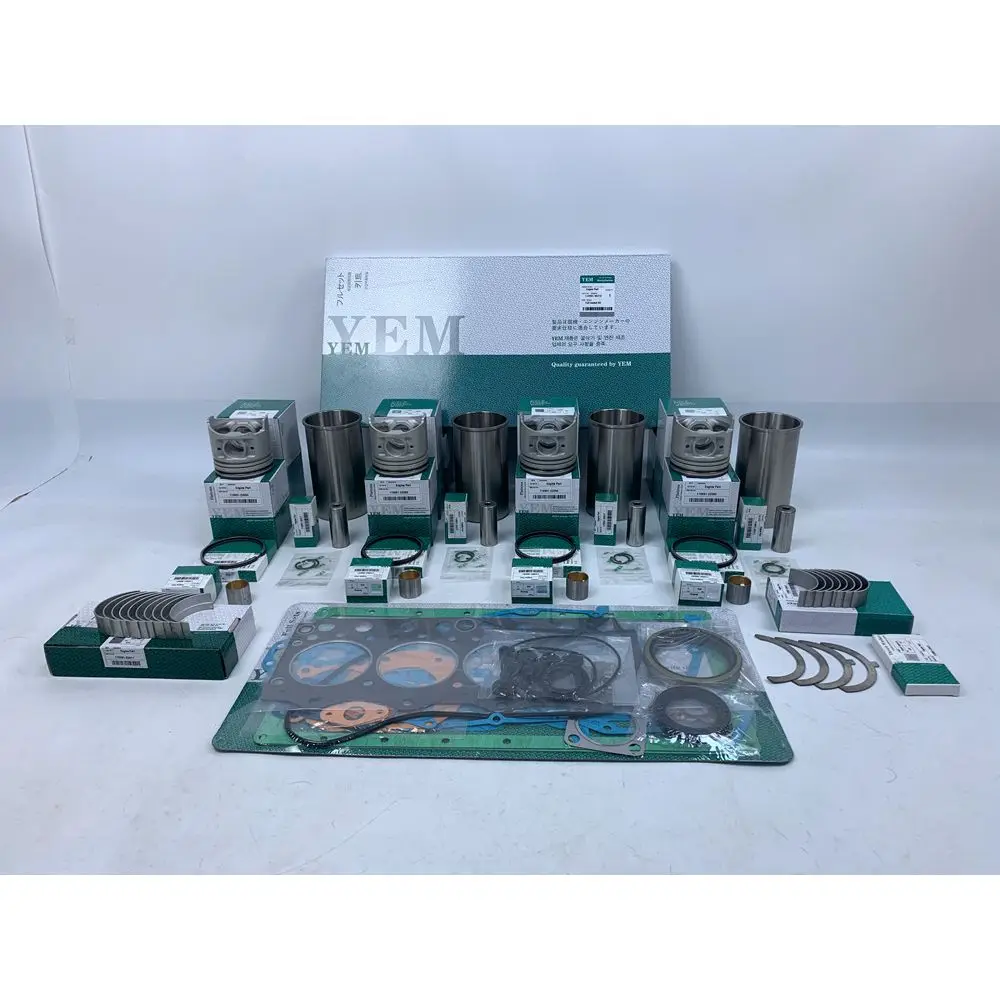 4D56 Overhaul Gasket Kit With Cylinder Gaskets Bearings Piston Rings Liner for Trucks Engine