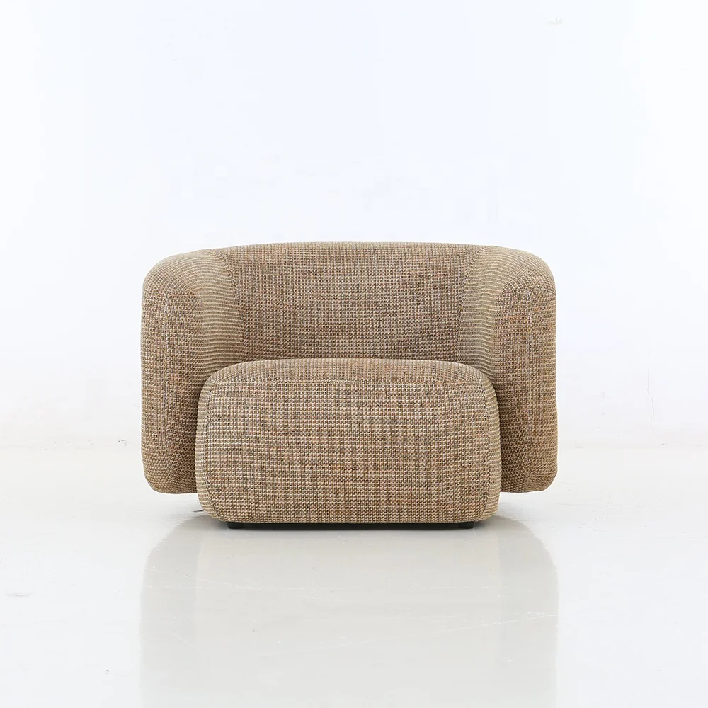 Tapis Bahan Boucle Reka Bentuk Skandinavia Sofa Nordic Kerusi Akcent Bilik Tinggal