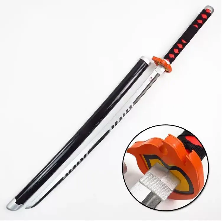 104 Cm Katana Swords Demon Slayer Eco Abs Bamboo Wooden Samurai Sword ...