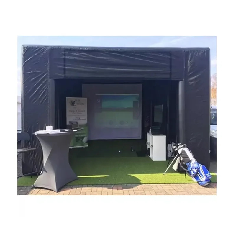 Portable Outdoor Customized Inflatable Golf Simulator Tent High Quality