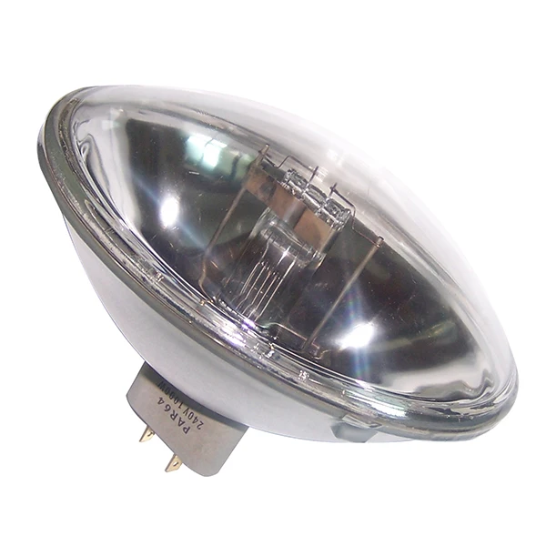 1 x Clear PAR 64 500 W 230 V Very Narrow Spot VNSP Lamp Disco Light Bulb Lamp UK 