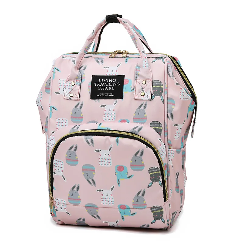 OEM Multi-function Mom Nappy Maternity Back Packs Anti-theft Pocket Lightweight Travel Bag for Parents