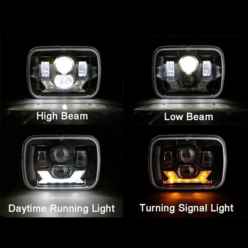 Faro Led Para Ford Econoline E150-e450 1995-2007 9007 | Meses Sin Interés