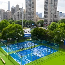 Professional Supply Padel Court Structure Full Panoramic Padel Court Thickness 12 Mm Padel Court Roof