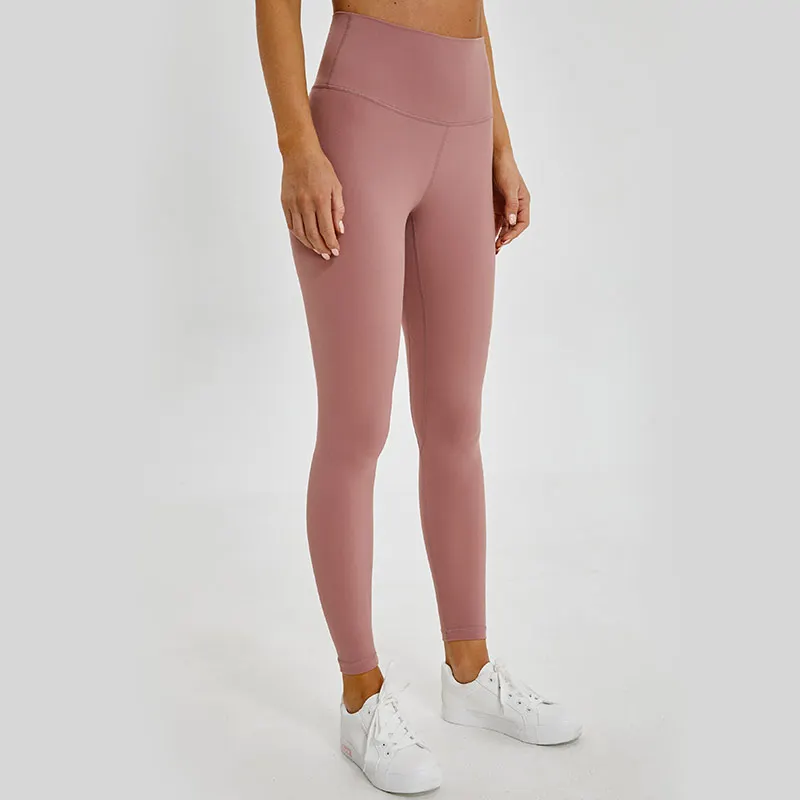 Лучшие штаны Lulu Align для йоги 25 дюймов Inseam с высокой талией, женская одежда для тренировок и фитнеса, одежда для тренажерного зала, леггинсы, одежда для фитнеса с карманами